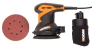 Орбитальная шлифовальная машина WORX WX652.1, 220v, 125 мм, 300 Вт (сетевая)