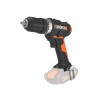 Дрель-шуруповерт ударная аккумуляторная WORX WX370.9, 50Нм, 20В, без АКБ и ЗУ