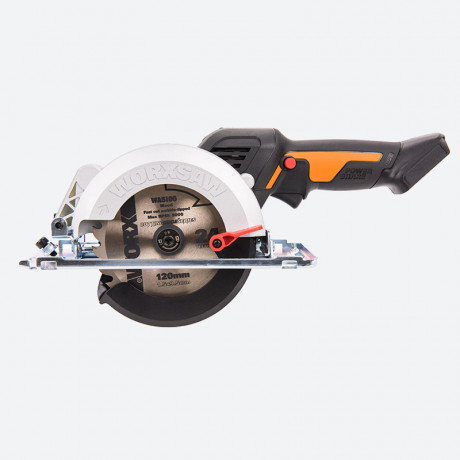Циркулярная пила (дисковая) WORX WX531.9, 20v, 120 мм, без АКБ и ЗУ (аккумуляторная)