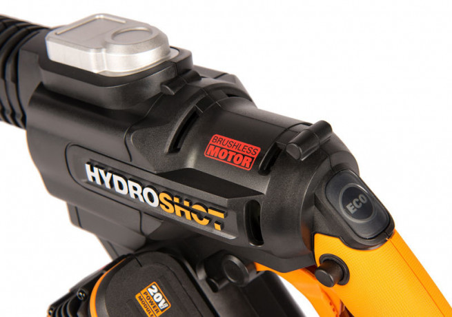 Мойка высокого давления WORX WG630E, 20v, 20 бар, в комплекте АКБ 4 А·ч и ЗУ (аккумуляторная)