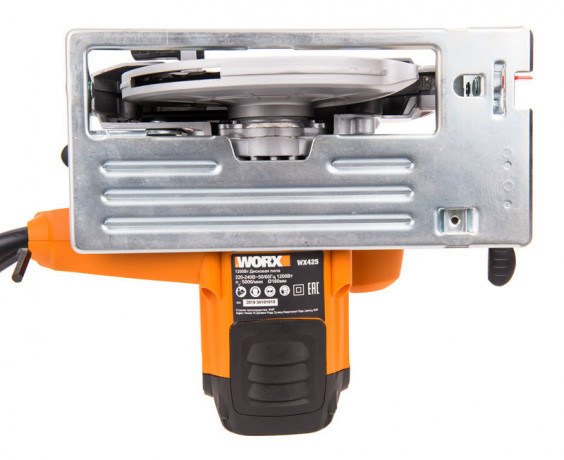 Циркулярная пила (дисковая) WORX WX425, 220v, 160 мм, 1200 Вт (сетевая)