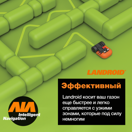 Газонокосилка робот WORX Landroid M WR757E, для площади 800 м.