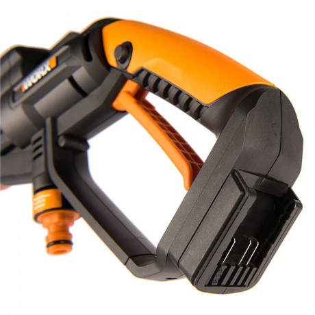 Мойка высокого давления WORX WG620E Hydroshot, 20v, 24 бар, в комплекте АКБ 2 А·ч и ЗУ (аккумуляторная)