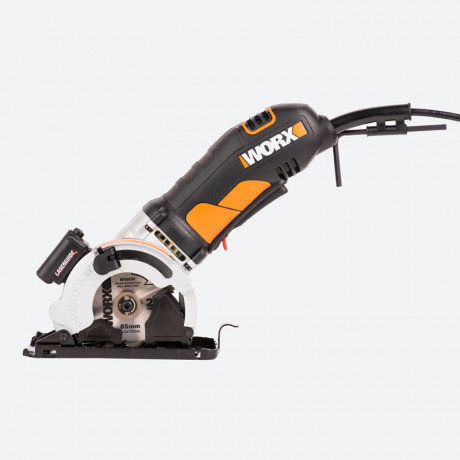 Циркулярная пила (дисковая) WORX WX426, 220v, 85 мм, 400 Вт, кейс (сетевая)