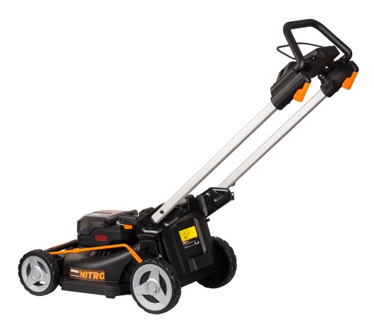 Газонокосилка аккумуляторная WORX WG748E 46 см, бесщеточная, 40В, 4Ач х2, ЗУ 2А х2, коробка