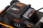 Газонокосилка аккумуляторная WORX WG748E 46 см, бесщеточная, 40В, 4Ач х2, ЗУ 2А х2, коробка