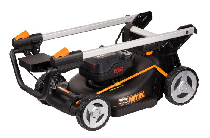 Газонокосилка аккумуляторная WORX WG748E 46 см, бесщеточная, 40В, 4Ач х2, ЗУ 2А х2, коробка