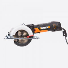 Циркулярная пила (дисковая) компактная WORX WX439, 220v, 120 мм, 480 Вт, кейс (сетевая)