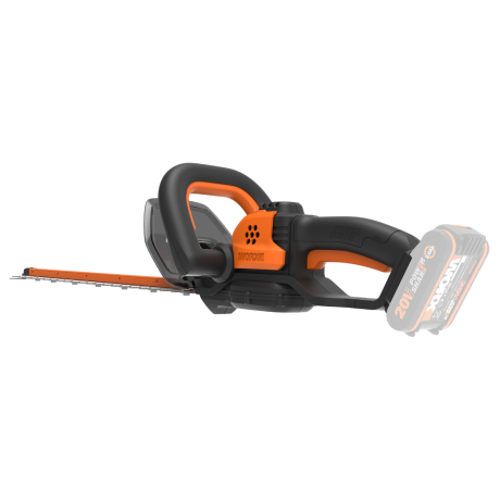Кусторез аккумуляторный WORX WG264E, 20В, 56см, 2Ач х1 и ЗУ