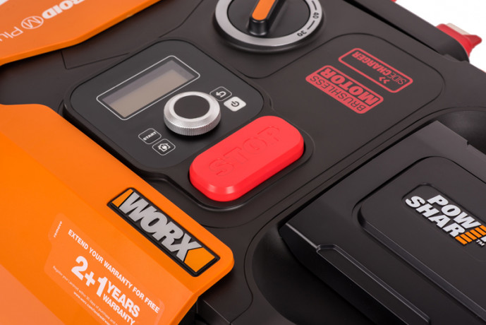 Газонокосилка робот WORX Landroid M 500 Plus WR165E, для площади 500 м.