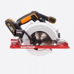 Циркулярная пила (дисковая) WORX WX530, 20v, 165 мм, в комплекте АКБ 2 А·ч и ЗУ (аккумуляторная)