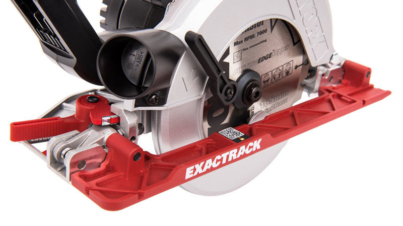 Циркулярная пила (дисковая) WORX WX530, 20v, 165 мм, в комплекте АКБ 2 А·ч и ЗУ (аккумуляторная)