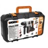 Перфоратор аккумуляторный бесщеточный WORX WX380, 20В, 4Ач x2, ЗУ 2А, кейс