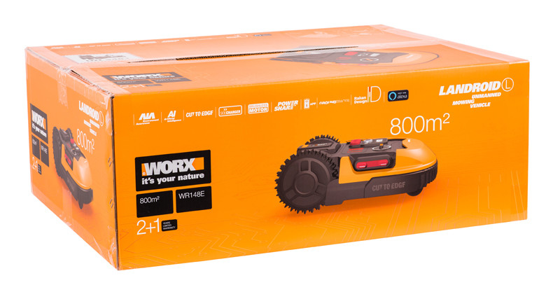Газонокосилка робот WORX Landroid L WR148E, для площади 800 м.