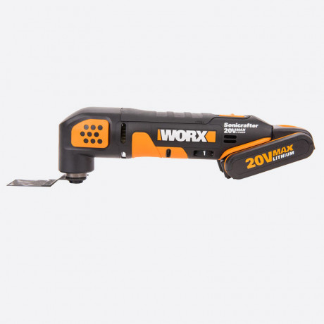 Реноватор WORX WX682, 20v, в комплекте АКБ 2 А·ч и ЗУ, сумка (аккумуляторный)