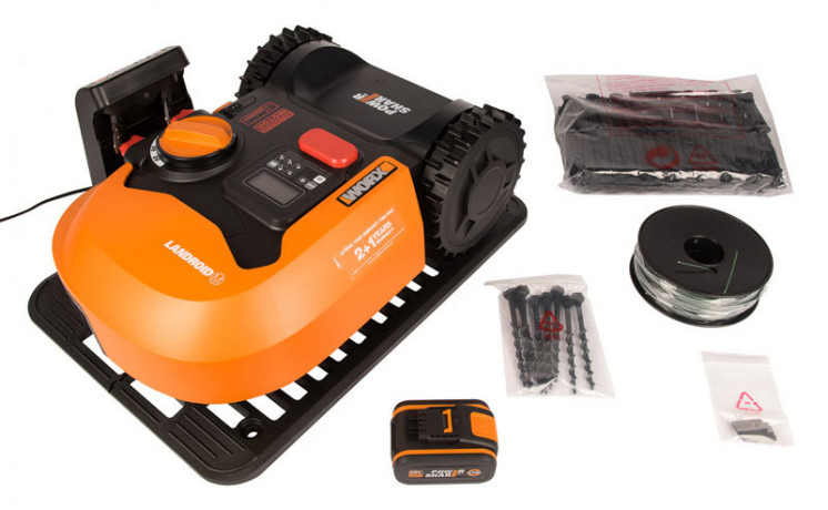Газонокосилка робот WORX Landroid M WR143E, для площади 1000 м.