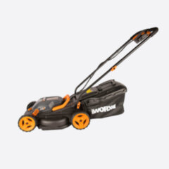 Газонокосилка WORX WG779E.1, 40v, 34 см, в комплекте АКБ 2х4 А·ч и ЗУ (аккумуляторная)