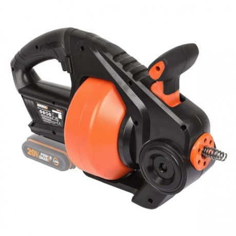 Устройство для прочистки труб аккумуляторное WORX WX891.9, 20В, без АКБ и ЗУ, коробка