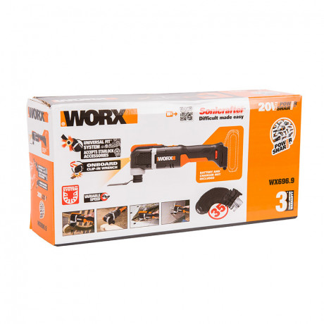 Реноватор WORX WX696.9, 20v, без АКБ и ЗУ (аккумуляторный)