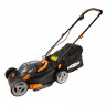 Газонокосилка WORX WG743E, 40v, 40 см, в комплекте АКБ 2х4 А·ч и ЗУ (аккумуляторная)
