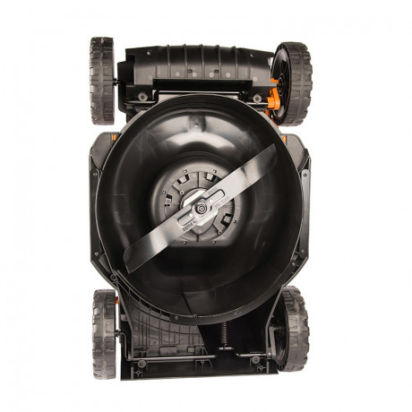 Газонокосилка WORX WG743E, 40v, 40 см, в комплекте АКБ 2х4 А·ч и ЗУ (аккумуляторная)