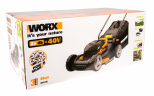 Газонокосилка WORX WG743E.9, 40v, 40 см, без АКБ и ЗУ (аккумуляторная)