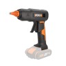 Клеевой пистолет аккумуляторный WORX WX045.9 20В, без АКБ и ЗУ
