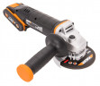 Угловая шлифовальная машина (болгарка) WORX WX800, 20v, 115 мм, в комплекте АКБ 2 А·ч и ЗУ, кейс (аккумуляторная)