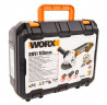 Угловая шлифовальная машина (болгарка) WORX WX800, 20v, 115 мм, в комплекте АКБ 2 А·ч и ЗУ, кейс (аккумуляторная)
